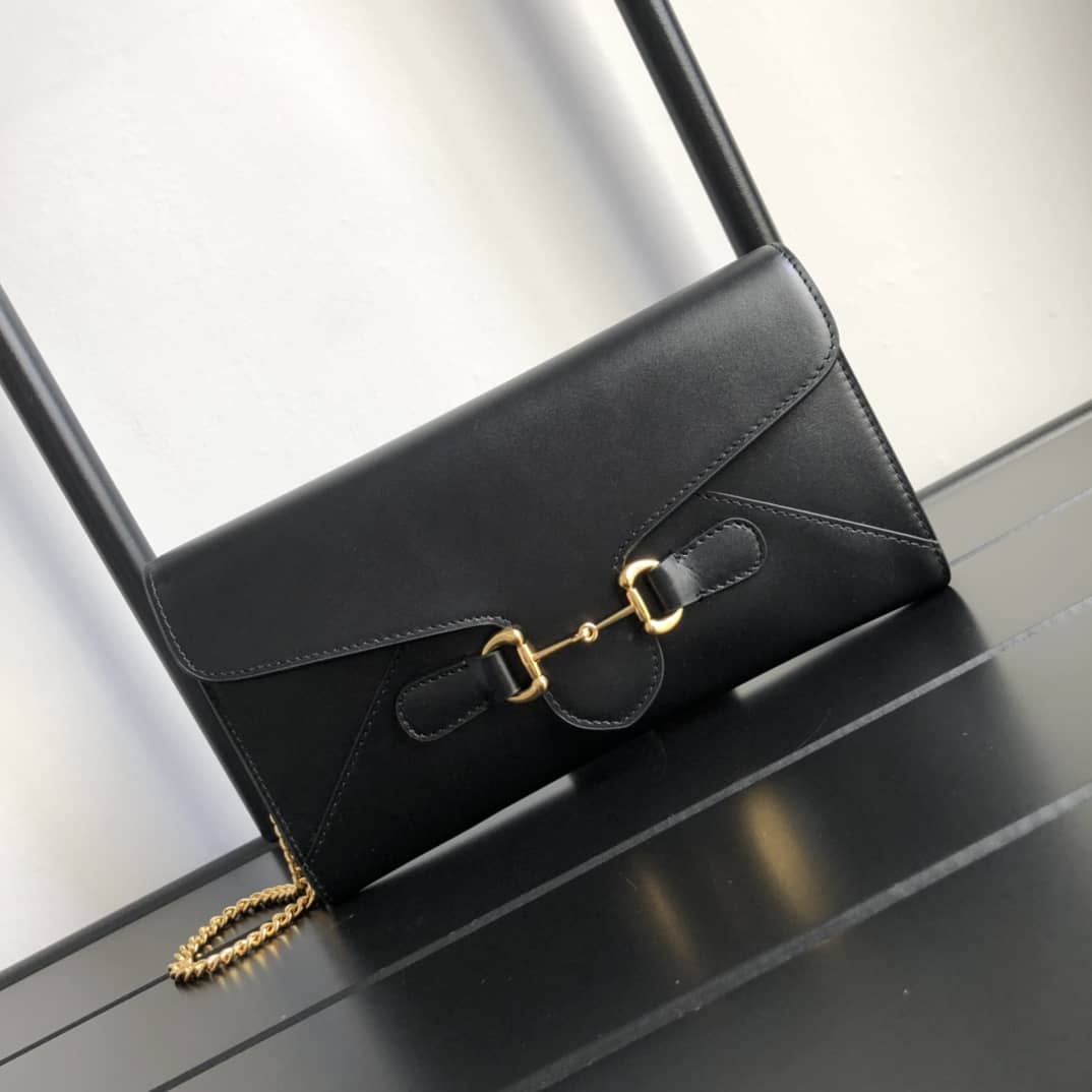 Best Replica Gucci Horsebit 1955 Wallet With Chain Bag Replica 614381 - Colareps