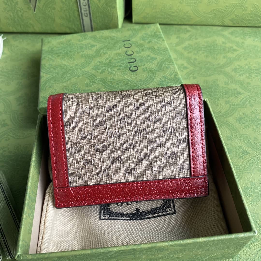 Best Replica Gucci x Doraemon GG Supreme Mini Folded Wallet Replica 647788 - Colareps