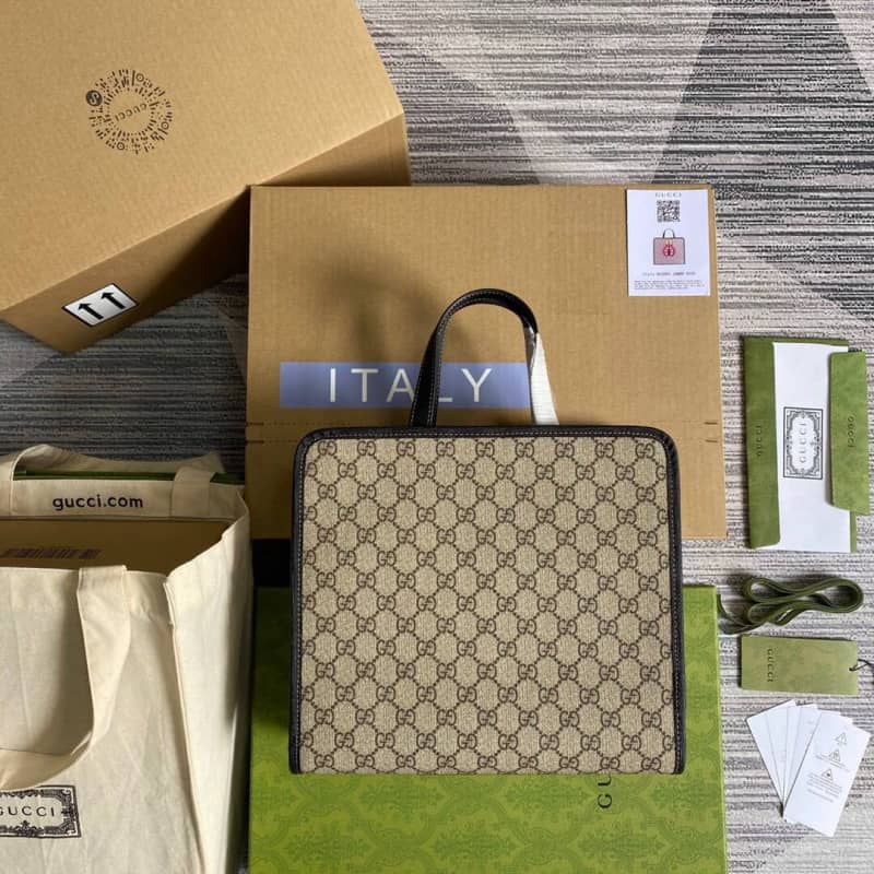 Best Replica Gucci Children Ladybug GG Supreme Canvas Tote Replica 664083 - Colareps