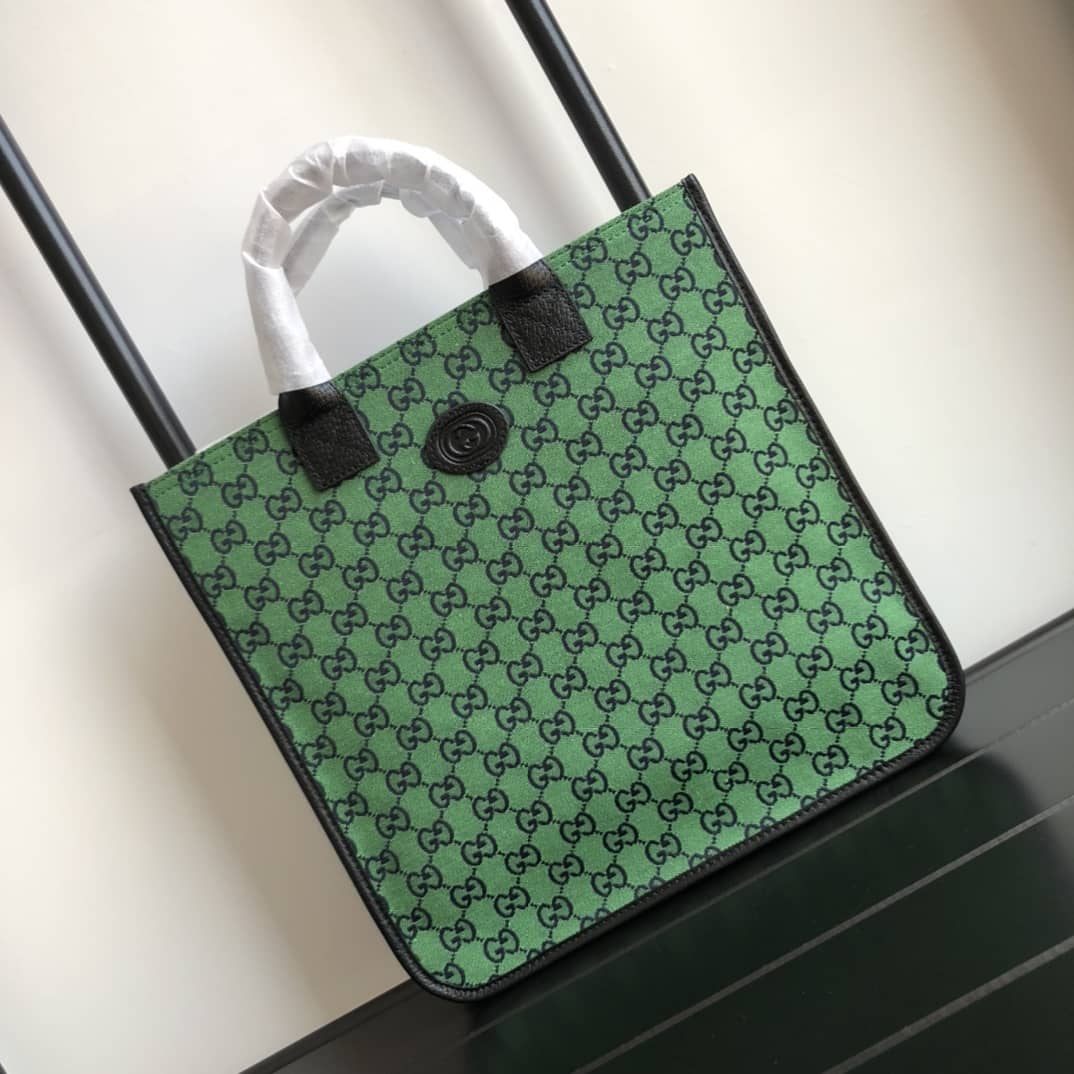 Best Replica Gucci GG Multicolor Kids Girl Tote Replica Green 550763 - Colareps