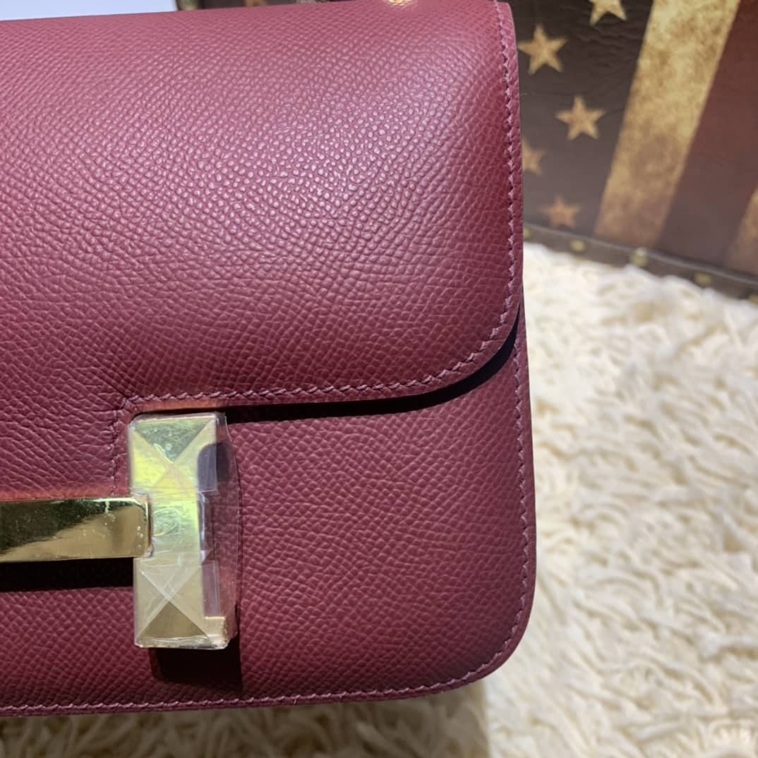 Best Replica Hermes Replica Constance Bag 18CM Epsom Leather - Colareps
