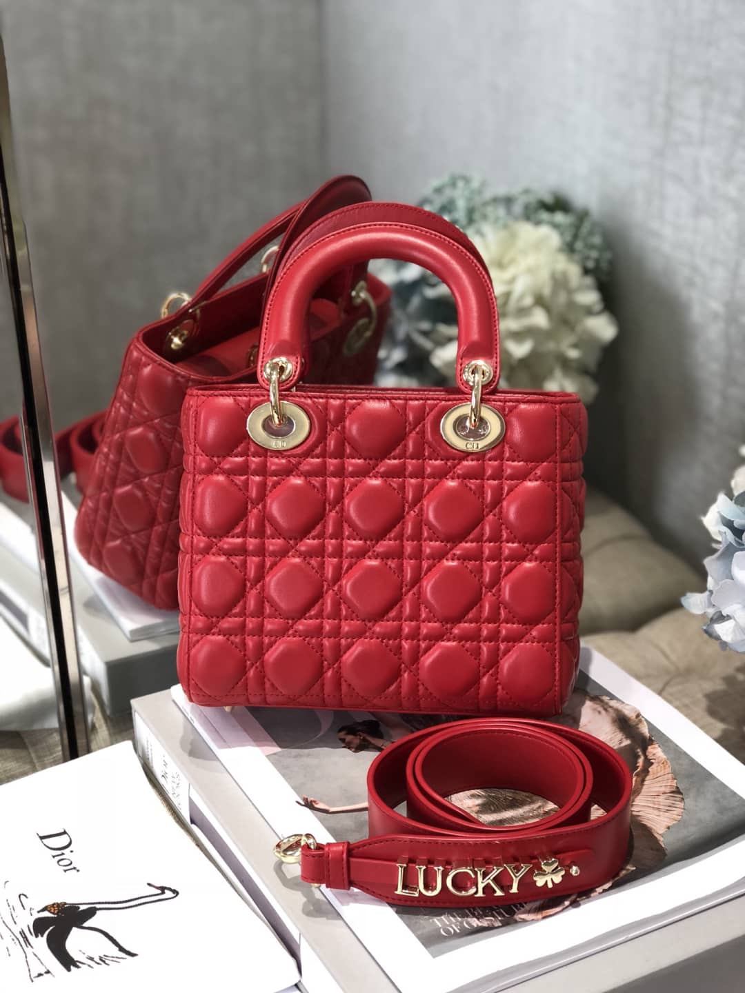 Best Replica Christian Dior Lady Dior 20CM Replica Bag - Colareps