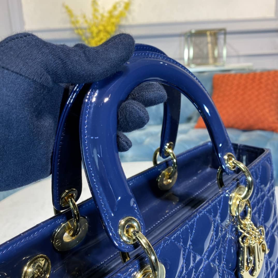 Best Replica Lady Dior Dupe 32CM Replica Bag(Cola) - Colareps