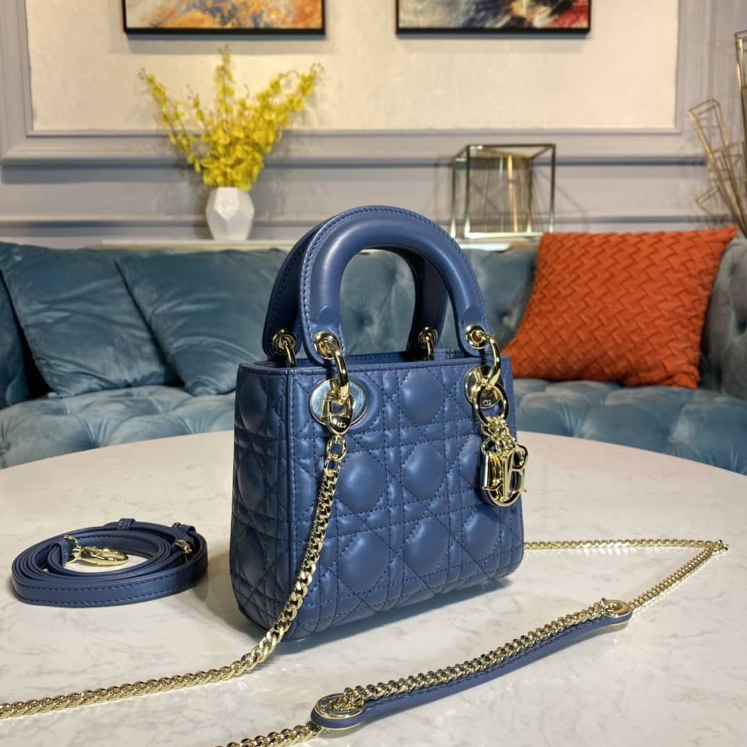 Best Replica Christian Dior Lady Dior 17CM Replica Bag - Colareps