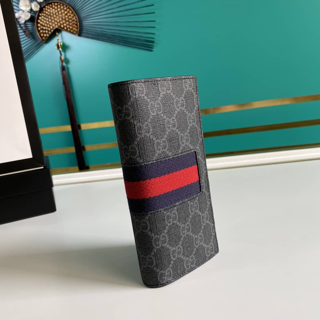 Best Replica Gucci Bill PVC Leather Long Wallet Replica 408836 - Colareps