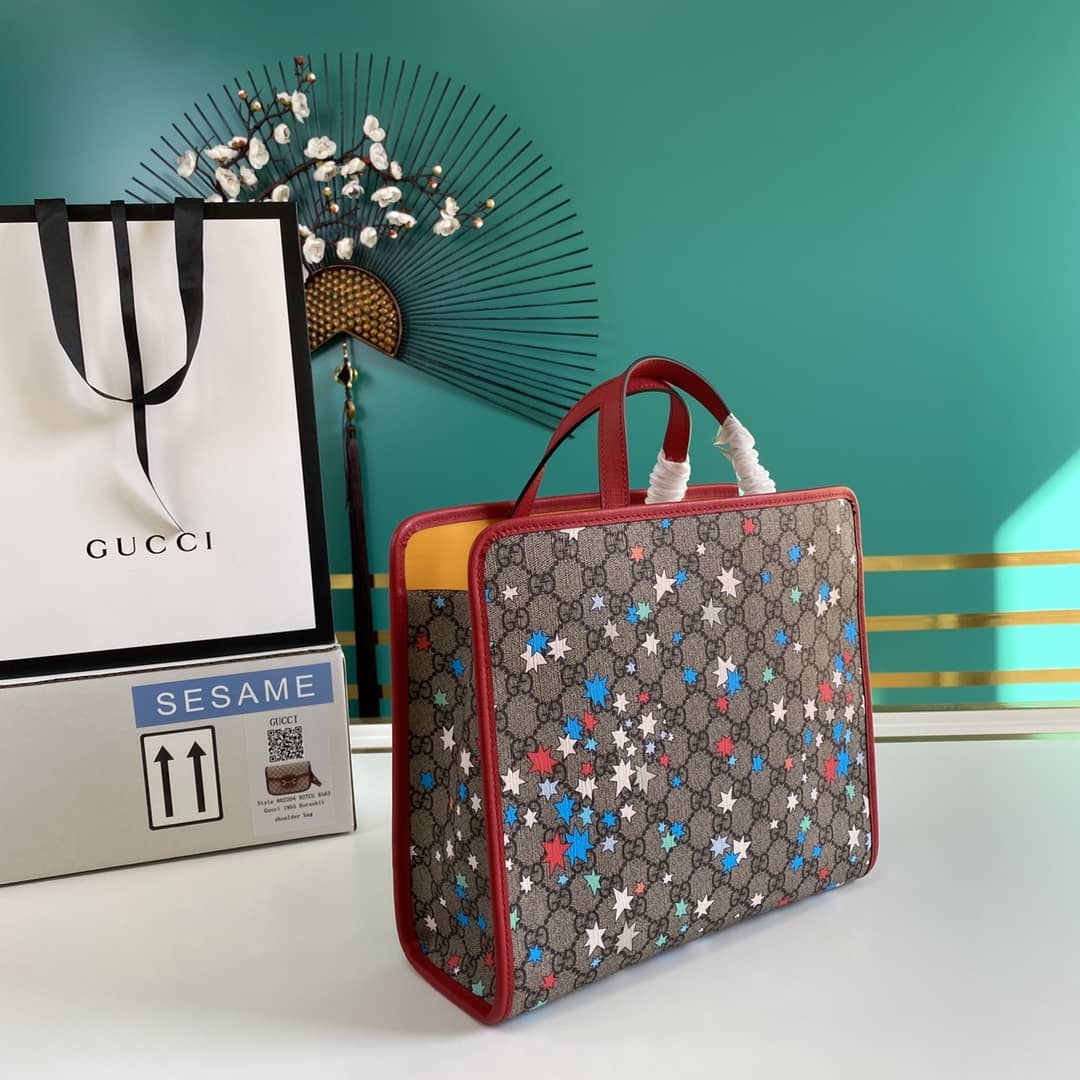 Best Replica Gucci GG Printed Multicolor Kids Girl Tote Replica 605614 - Colareps