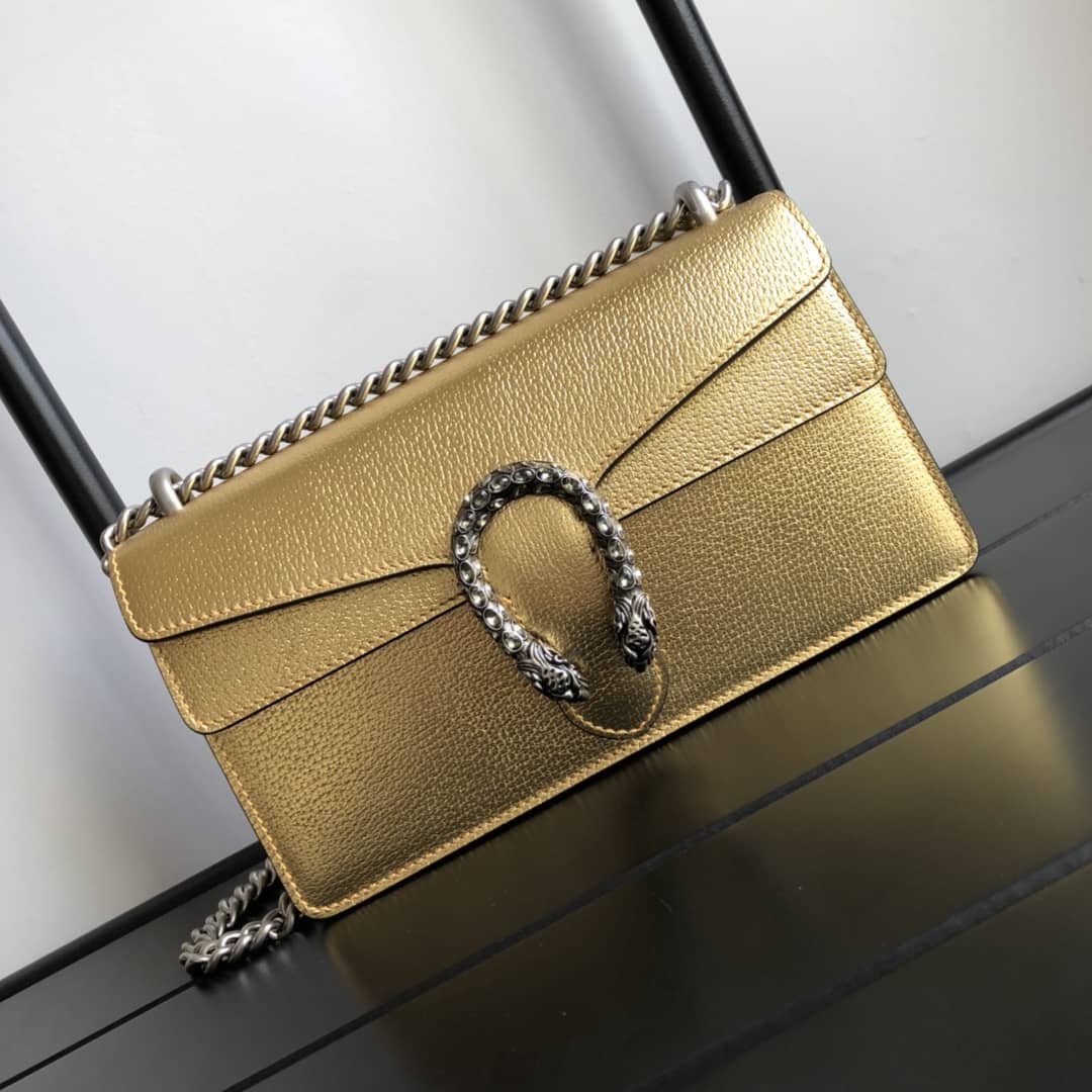 Best Replica Gucci GG Dionysus Small Shoulder Bag Replica Yellow 499623 - Colareps