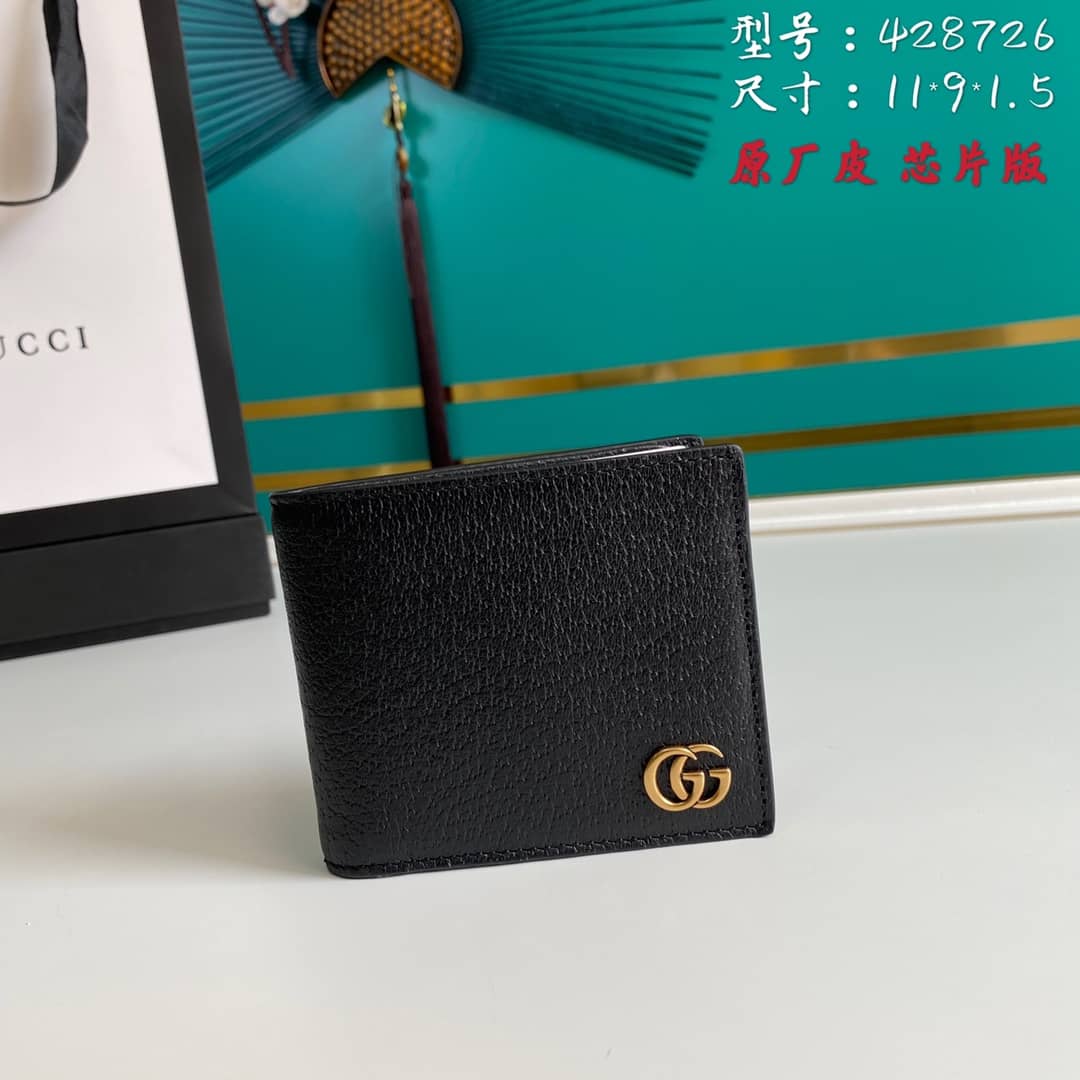 Best Replica Gucci GG Marmont 2-fold Wallet Replica 428726 - Colareps