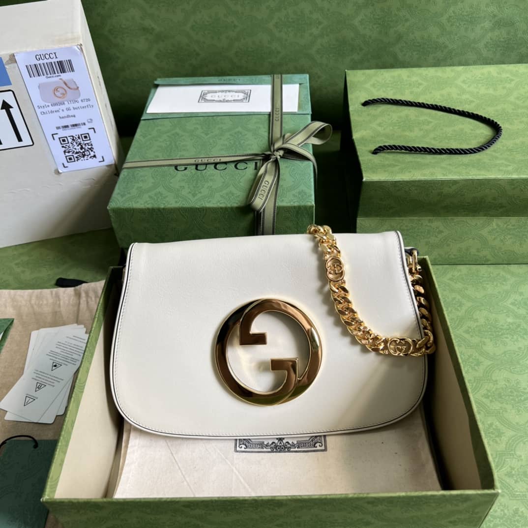 Best Replica Gucci Blondie White 699268 Replica Shoulder Bag - Colareps