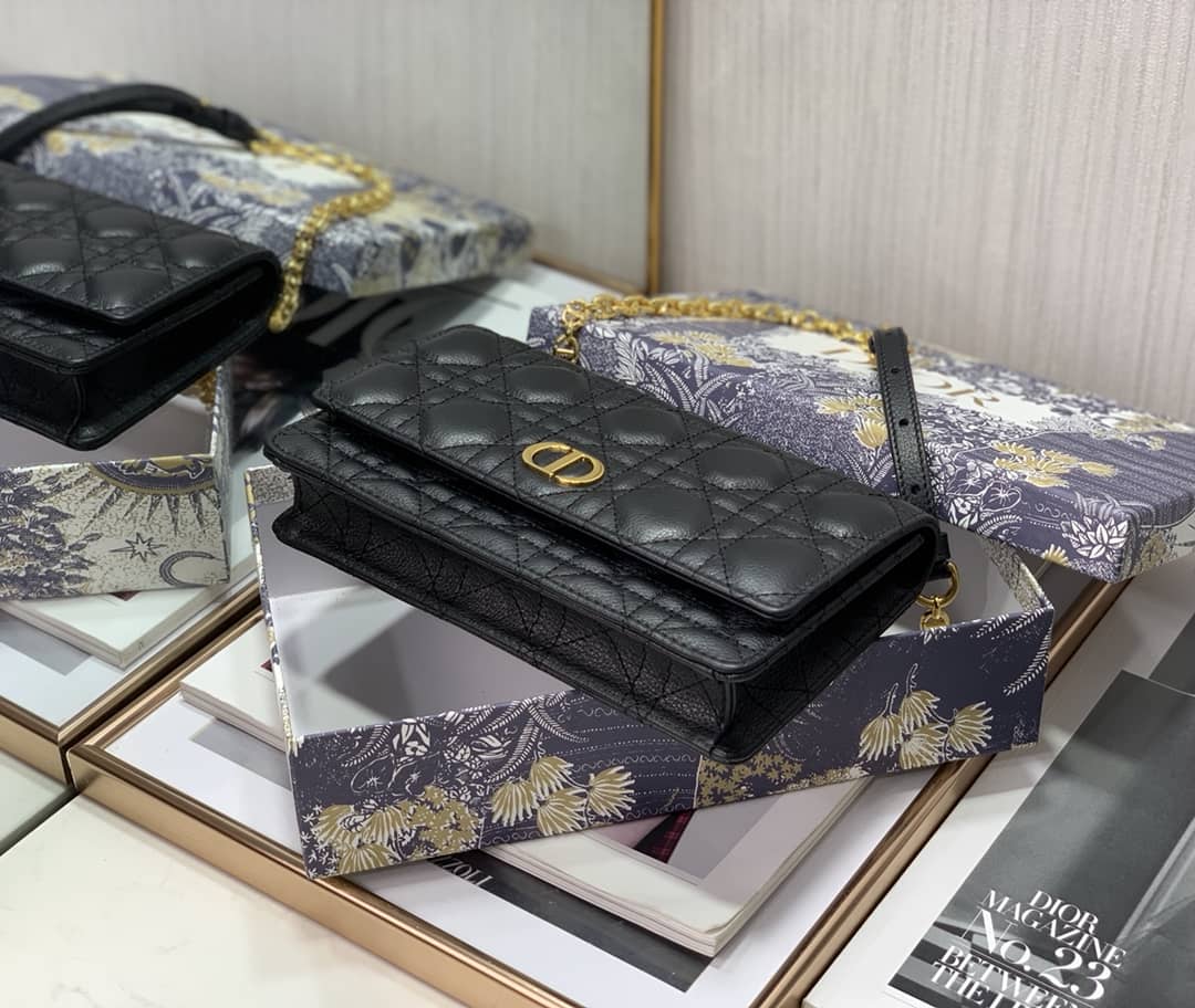 Best Replica Christian Dior Caro Chain Belt Replica Pouch - Colareps