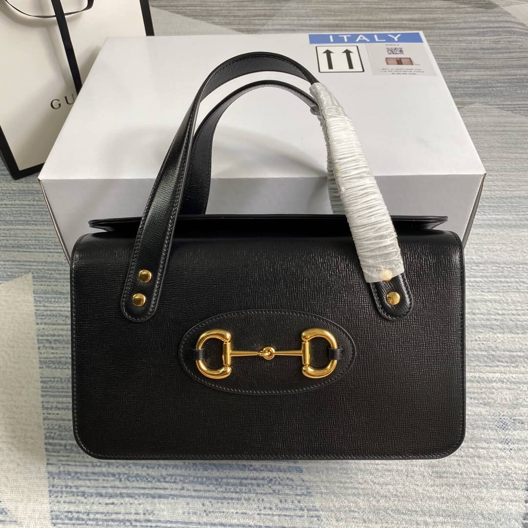 Best Replica Gucci 1955 Horsebit Small Top Handle Bag Replica 627323 - Colareps
