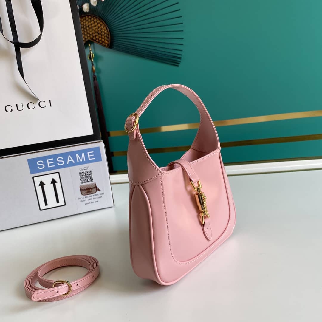 Best Replica Gucci Jackie 1961 Mini Shoulder Bag Hobo Replica 637091 - Colareps