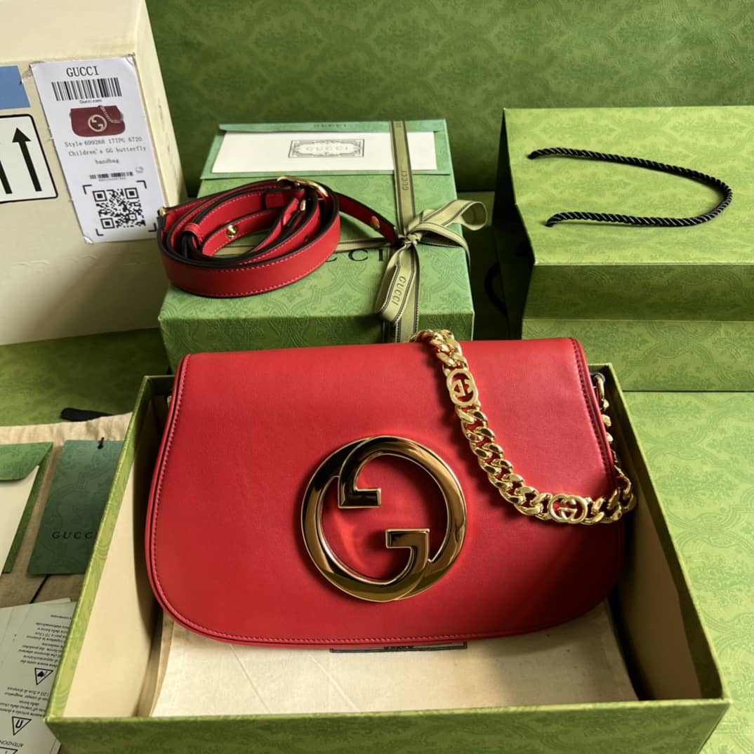 Best Replica Gucci Blondie Red 699268 Replica Shoulder Bag - Colareps