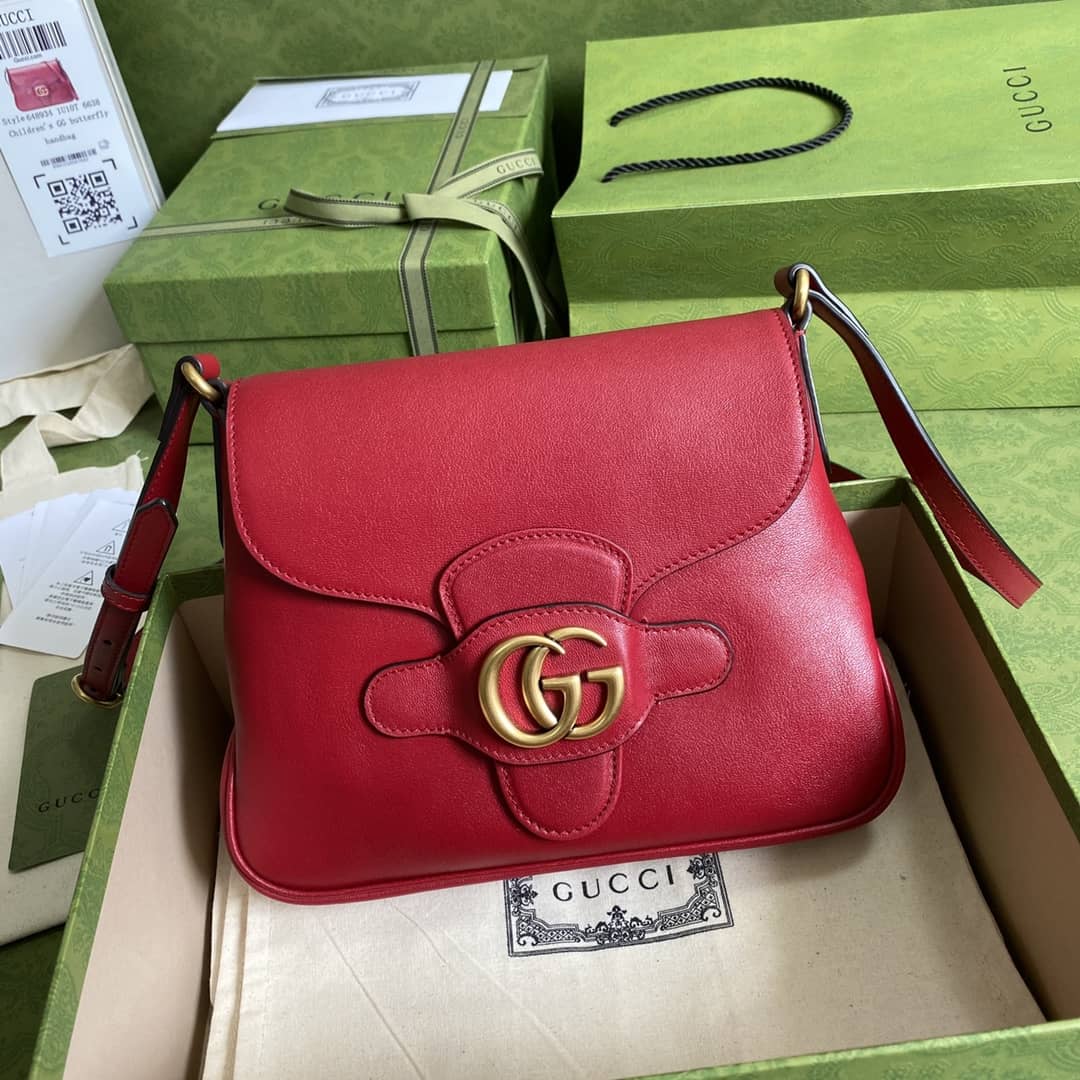 Best Replica Gucci Double G Messenger Shoulder Bag Replica 648934 - Colareps