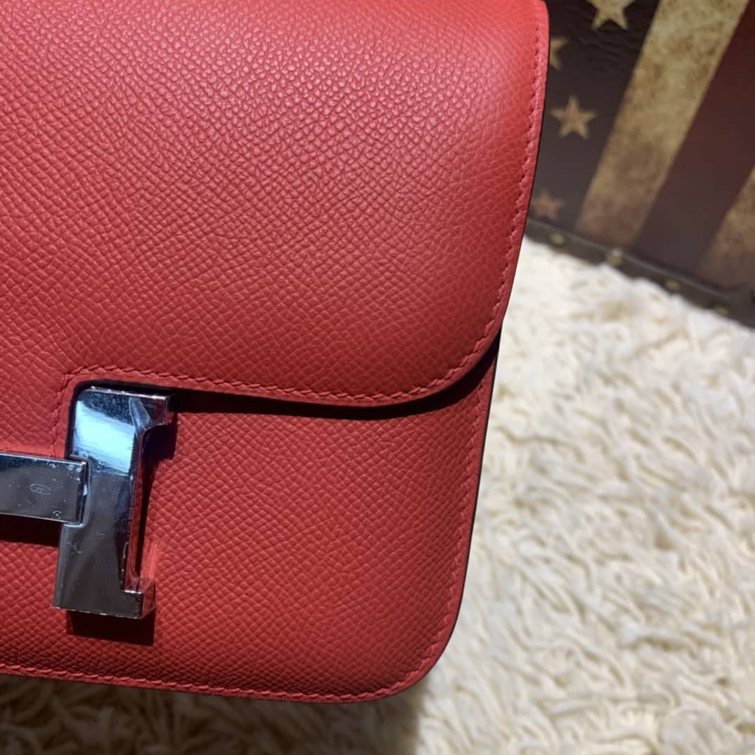 Best Replica Hermes Replica Constance Bag 18CM Epsom Leather - Colareps