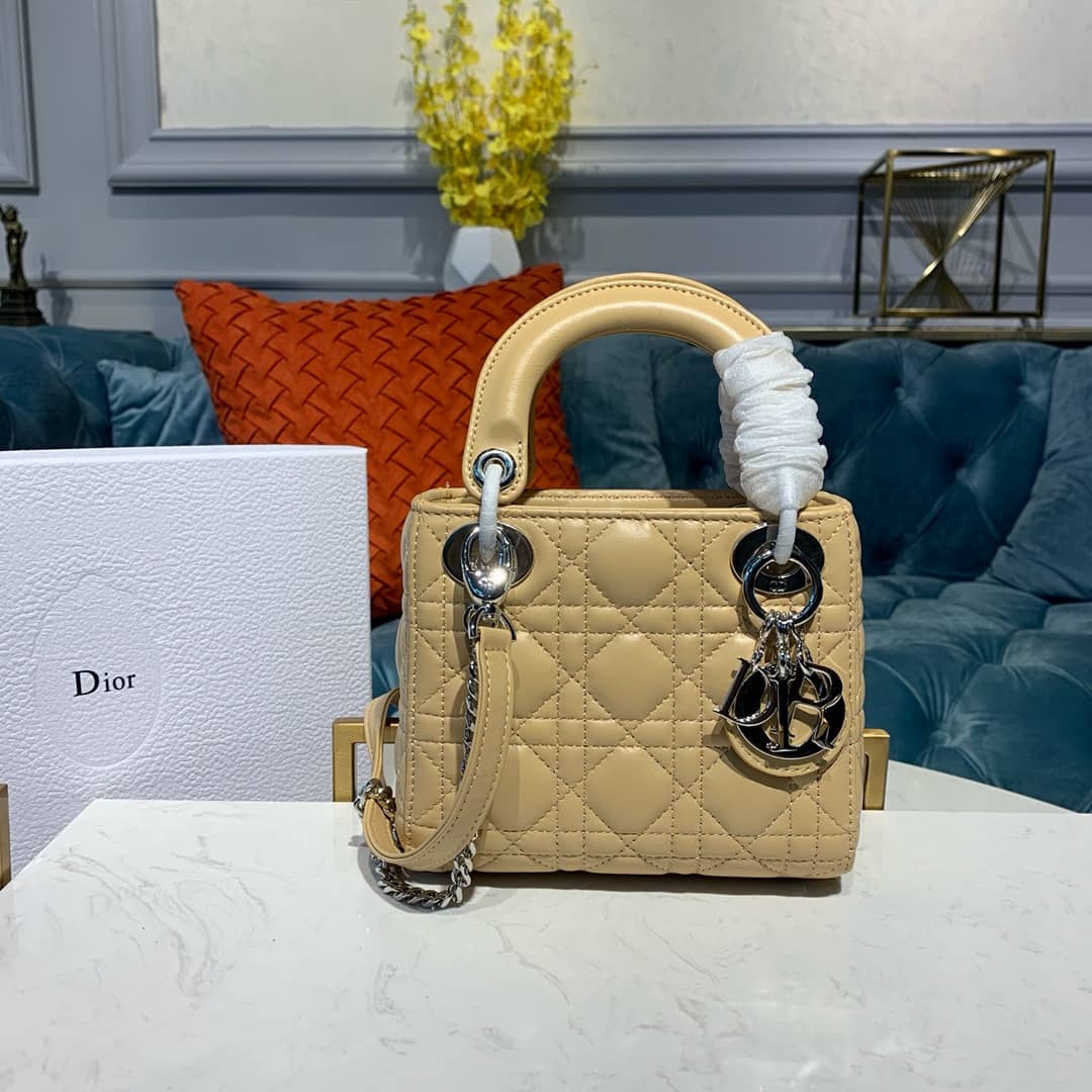 Best Replica Christian Dior Lady Dior 17CM Replica Bag - Colareps