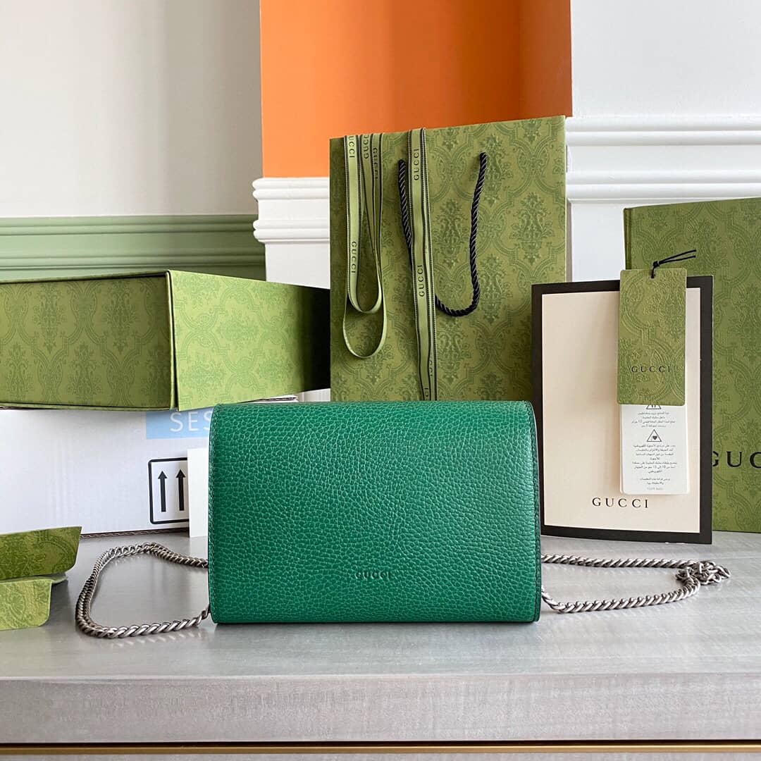 Best Replica Gucci Dionysus Chain Wallet Shoulder Bag Replica Green 401231 - Colareps
