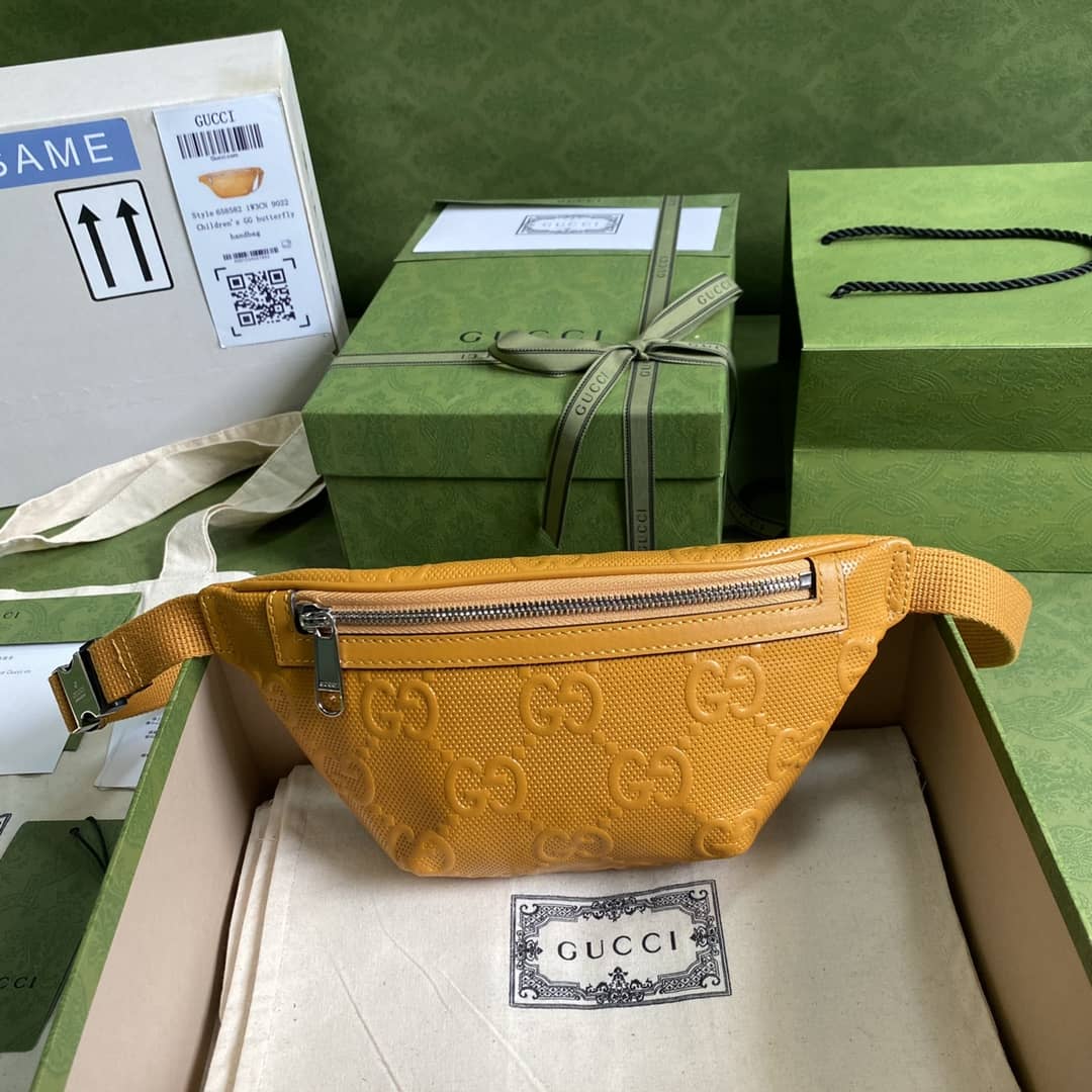 Best Replica Gucci GG Embossed Belt Bag Replica 658582 - Colareps