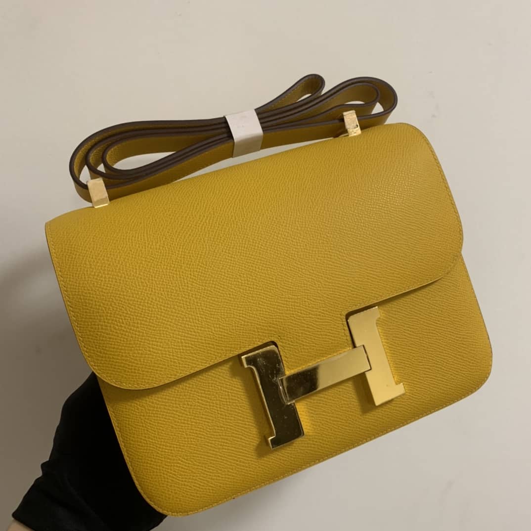 Best Replica Hermes Replica Constance Bag 18CM Epsom Leather - Colareps
