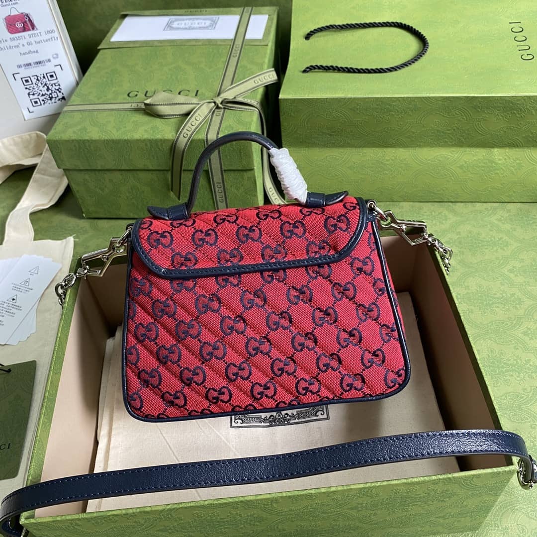 Best Replica Gucci Marmont GG Mini Top Handle Bag Replica 583571 - Colareps