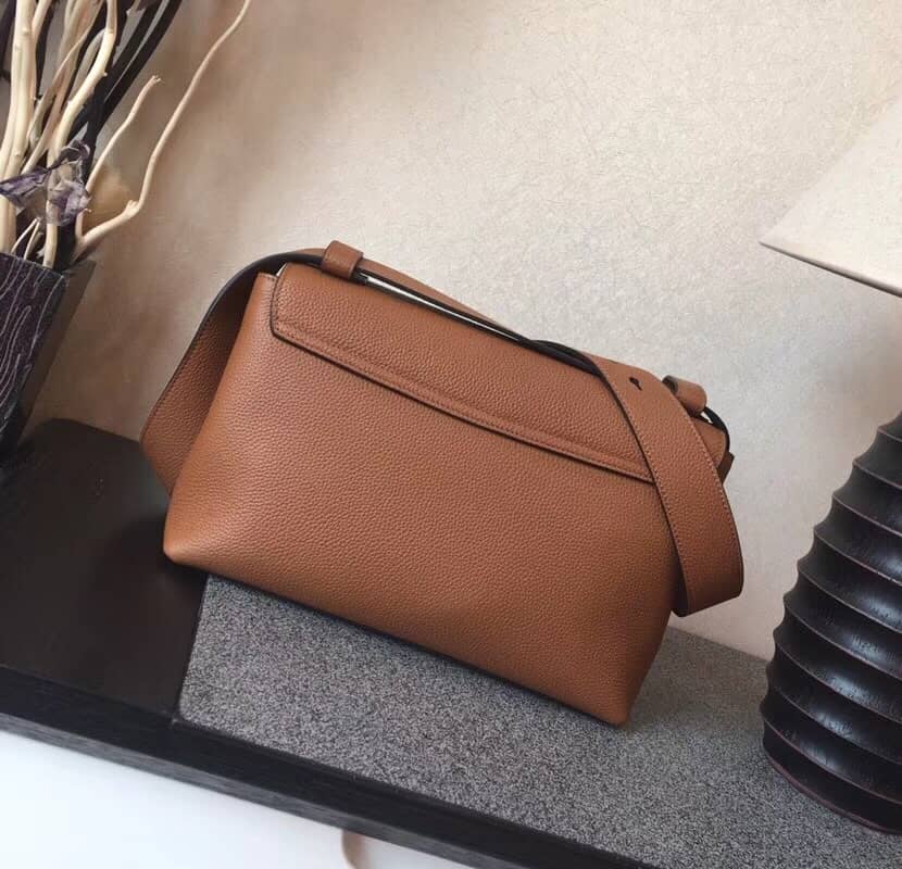 Best Replica Gucci GG Marmont leather Shoulder Bag Replica Brown 401173 - Colareps