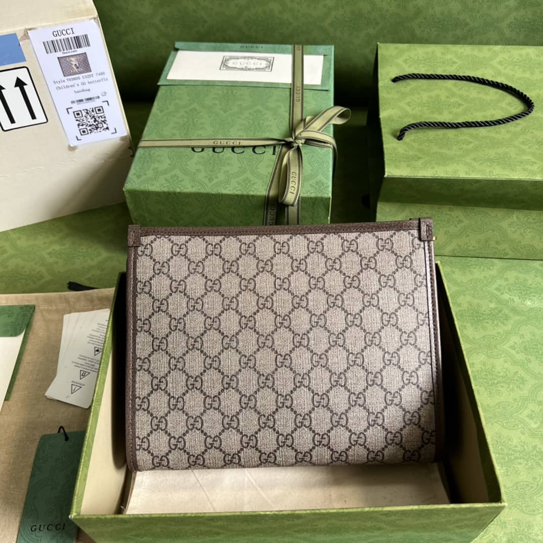 Best Replica Gucci Bananya Print Pouch 703805 Replica Clutch - Colareps