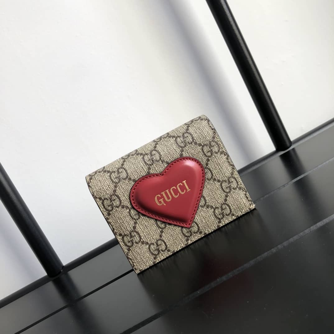 Best Replica Gucci Valentine Day Card Case Wallet Replica 648848 - Colareps