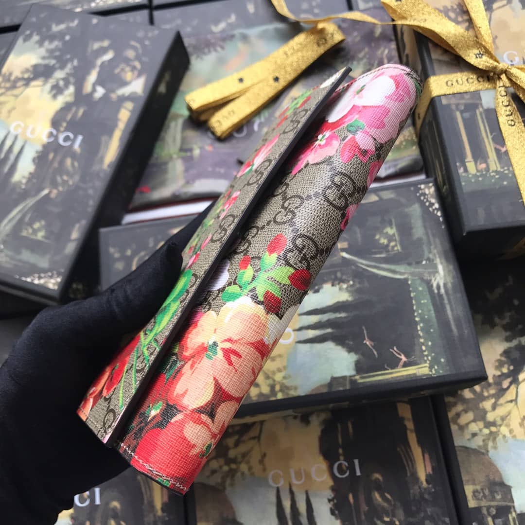 Best Replica Gucci Bloom Dupes Continental Wallet 404070 - Colareps