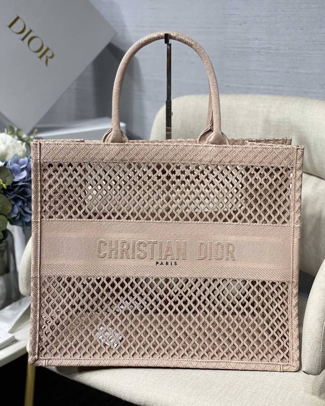 Best Replica Christian Dior Mesh Book Tote Bag Dupe - Colareps