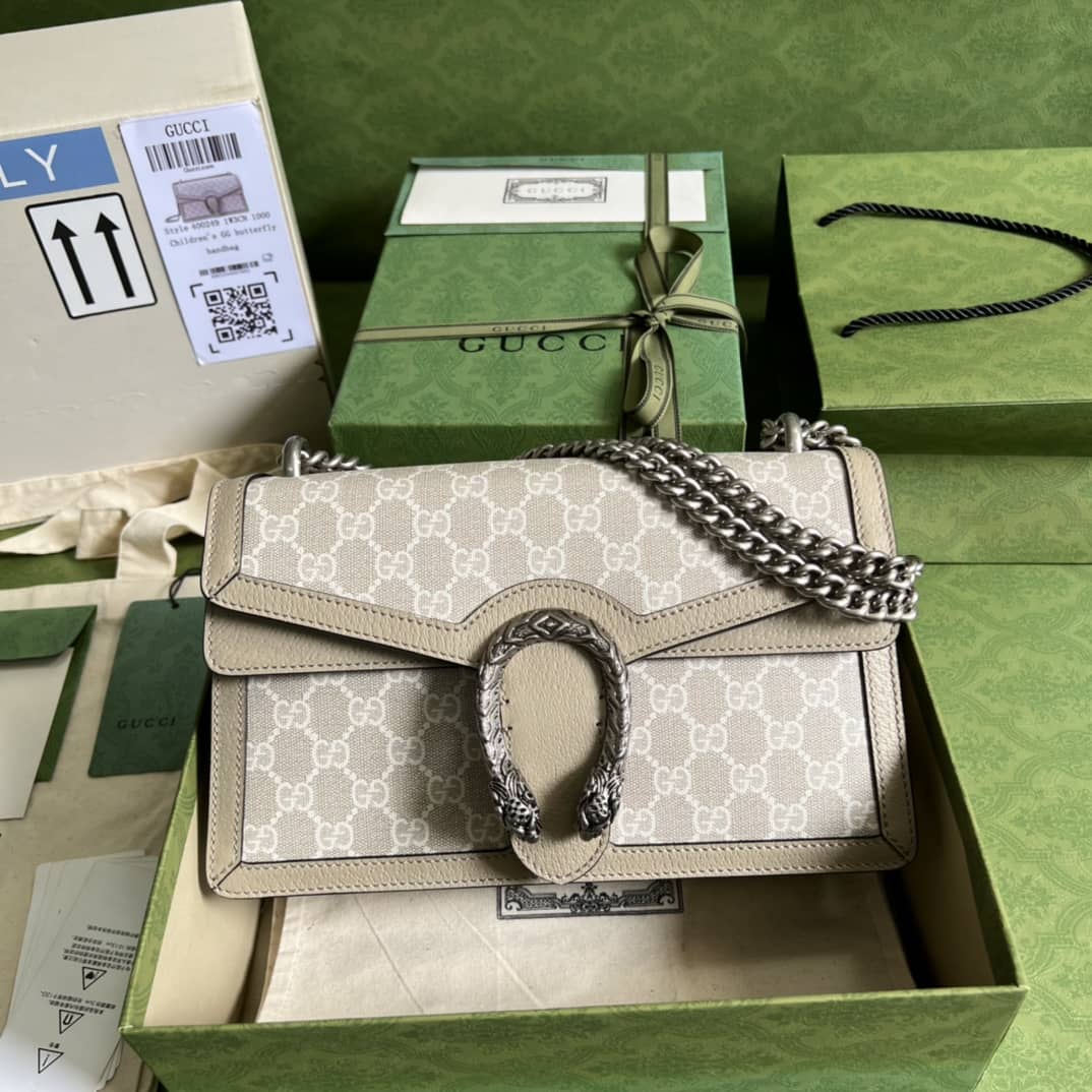 Best Replica Gucci Dionysus GG Supreme Leather 400249 Replica Crossbody Bag - Colareps