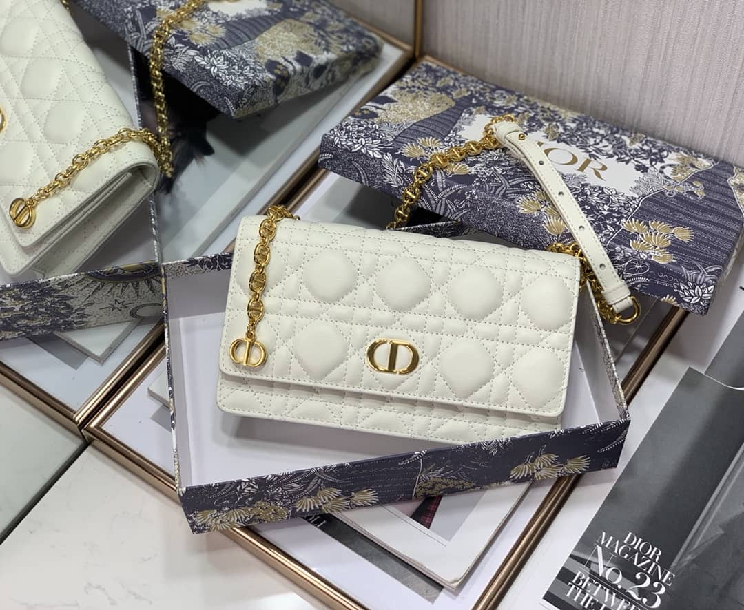 Best Replica Christian Dior Caro Chain Belt Replica Pouch - Colareps