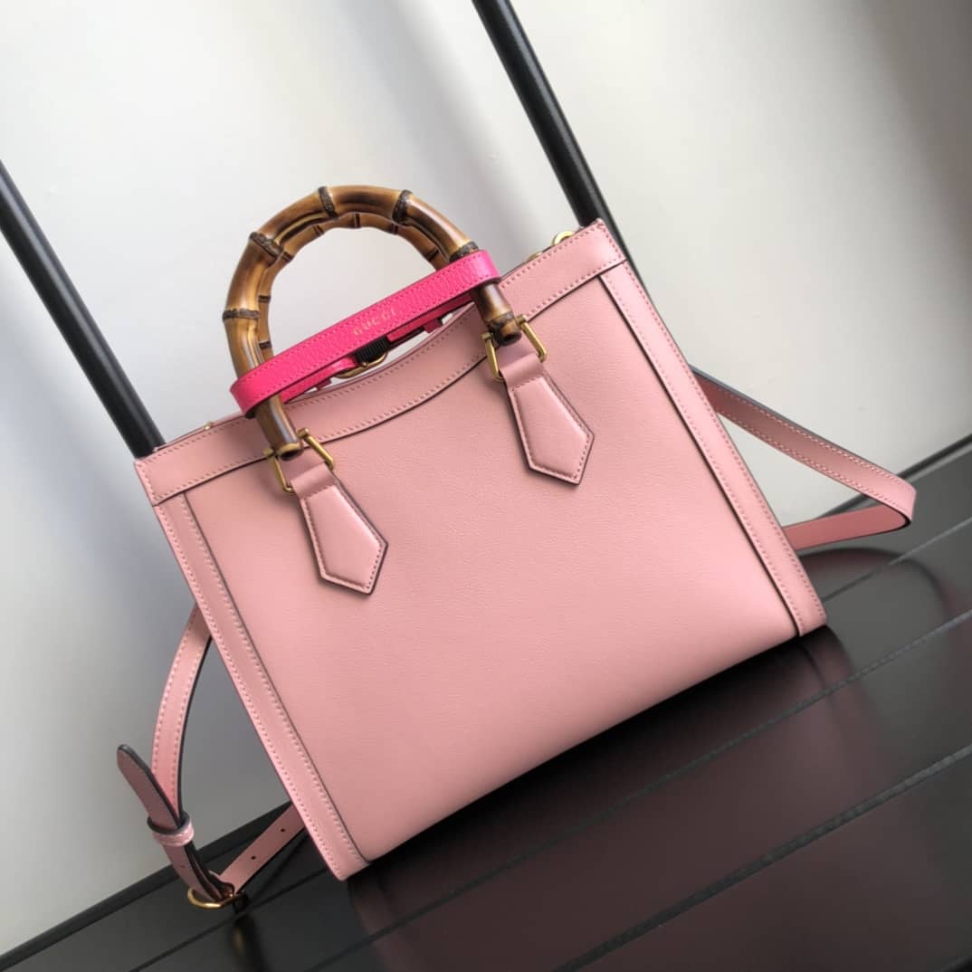 Best Replica Gucci Diana Small Tote Replica Pink 660195 - Colareps