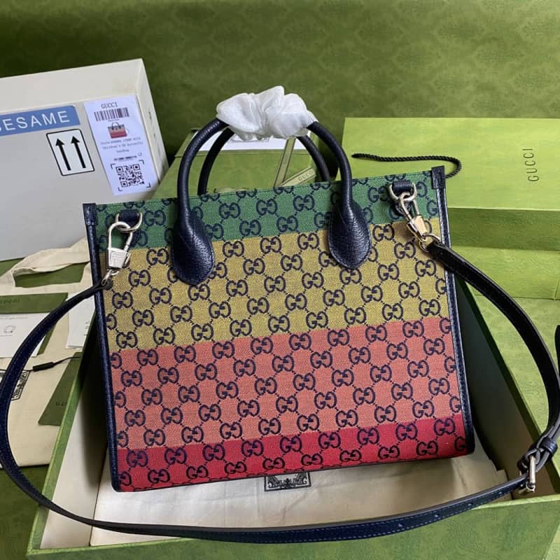 Best Replica Gucci Les Pommes Large Tote Replica Colorful 659980 - Colareps