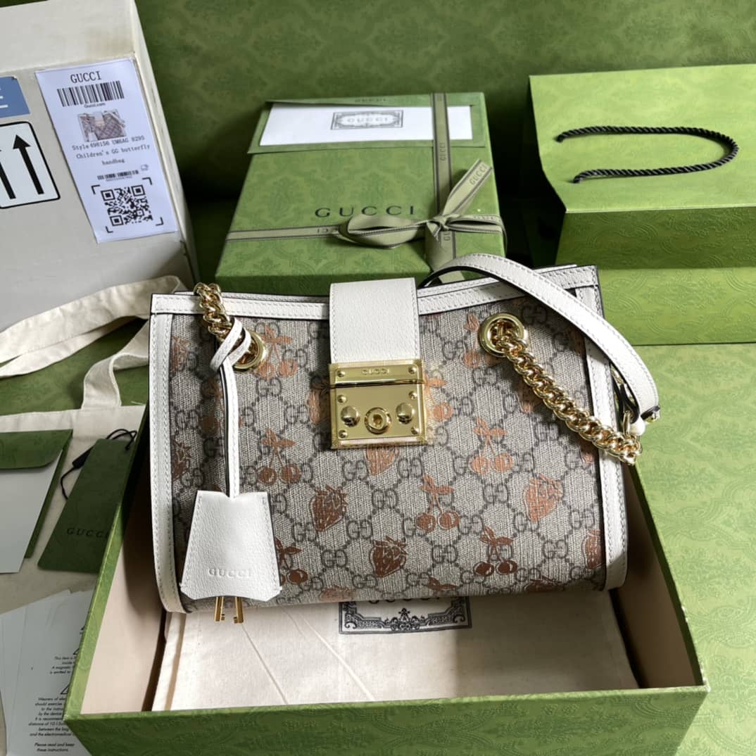 Best Replica Gucci Padlock Small Berry Tote Replica 498156 - Colareps