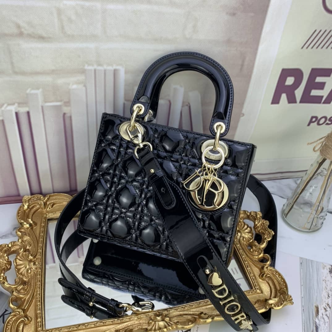 Best Replica Dior Dupe Lady Dior 20CM Bag - Colareps
