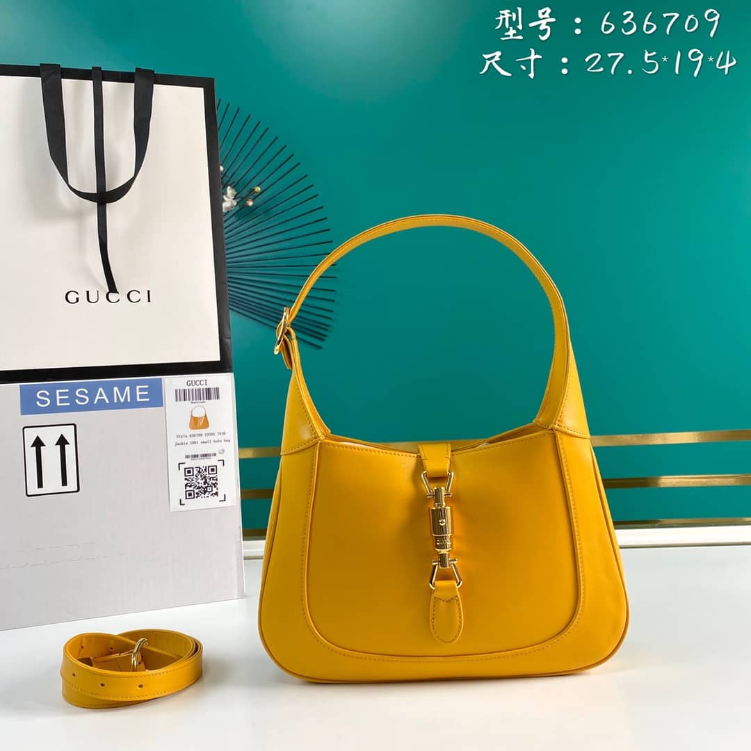 Best Replica Gucci Jackie 1961 Small Hobo Replica 636709 - Colareps