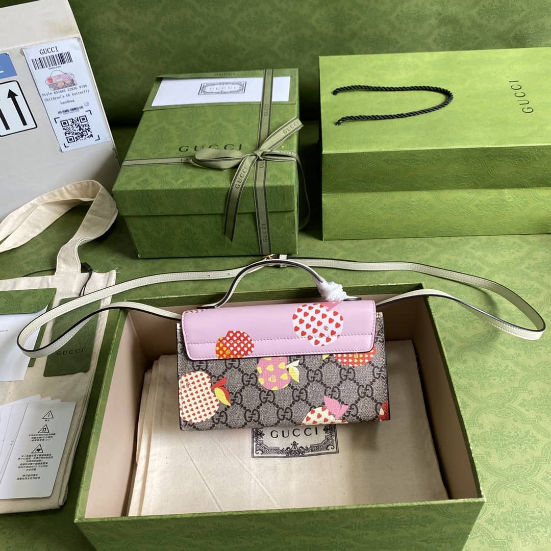 Best Replica Gucci Padlock GG Supreme Canvas Top Handle Mini Bag Replica 652683 - Colareps