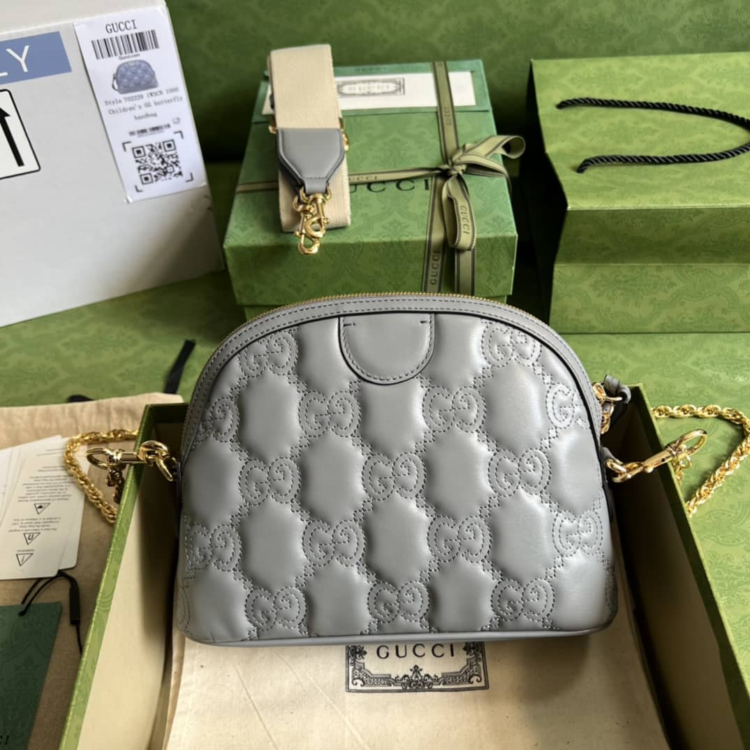 Best Replica Gucci GG Matelassé Leather Mini 702229 Replica Shoulder Bag - Colareps