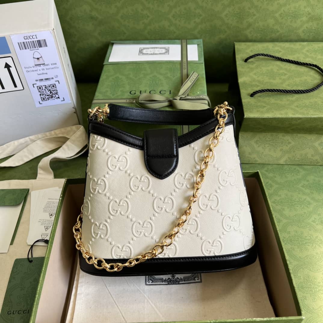Best Replica Gucci Small GG White 675788 Replica Shoulder Bag - Colareps