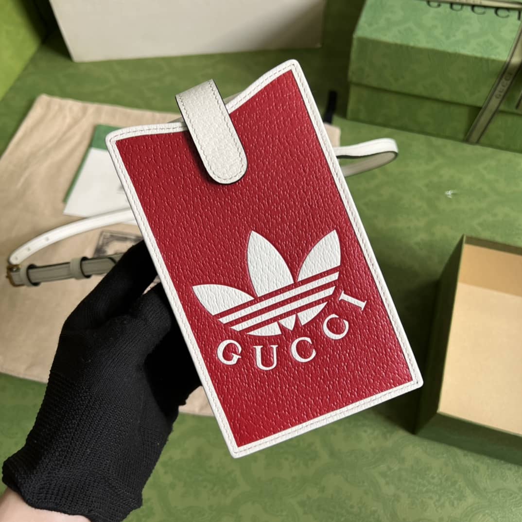 Best Replica Gucci x Adidas Smartphone Case 702203 Replica Crossbody Bag - Colareps