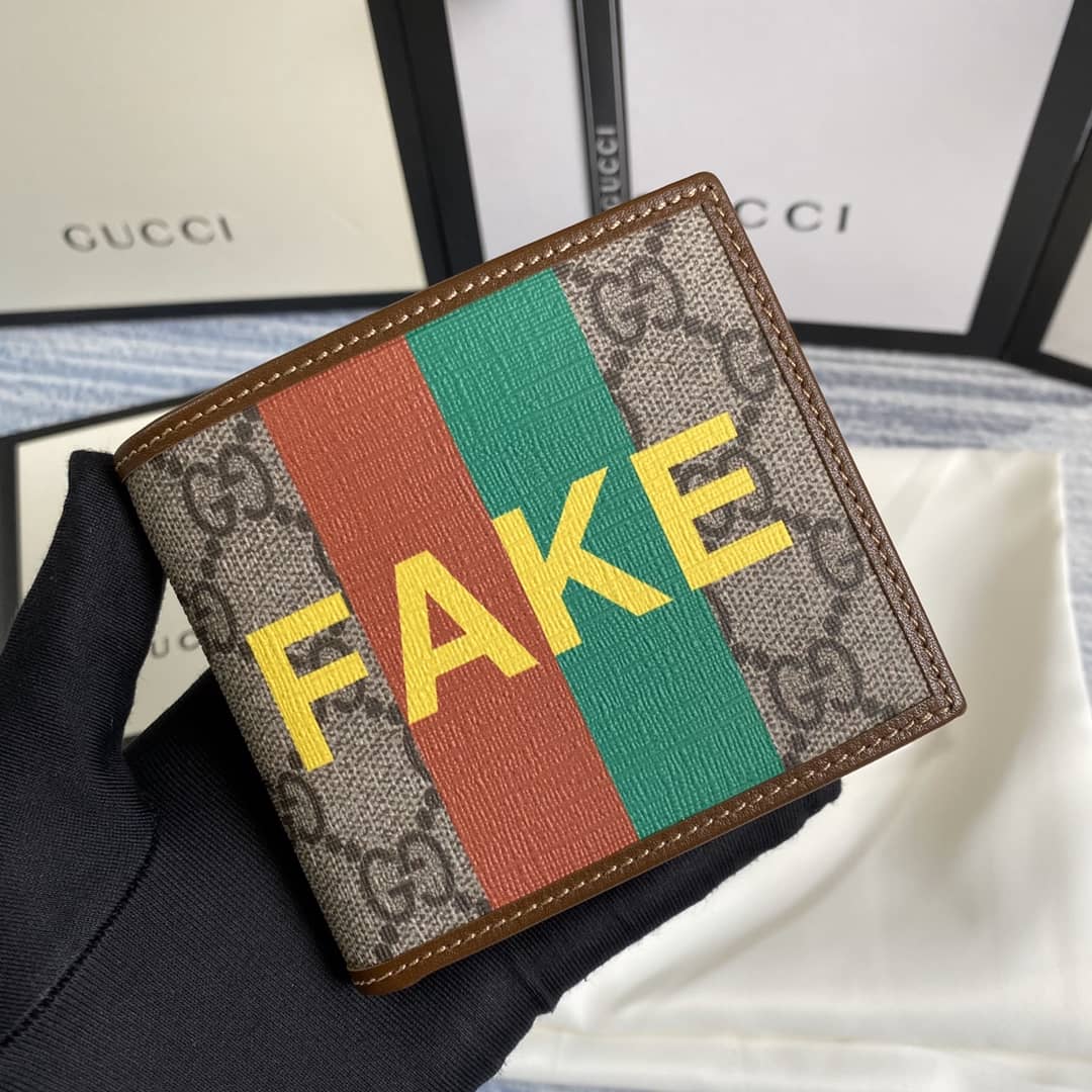 Best Replica Gucci Fake Not Print Billfold Wallet 636166 - Colareps