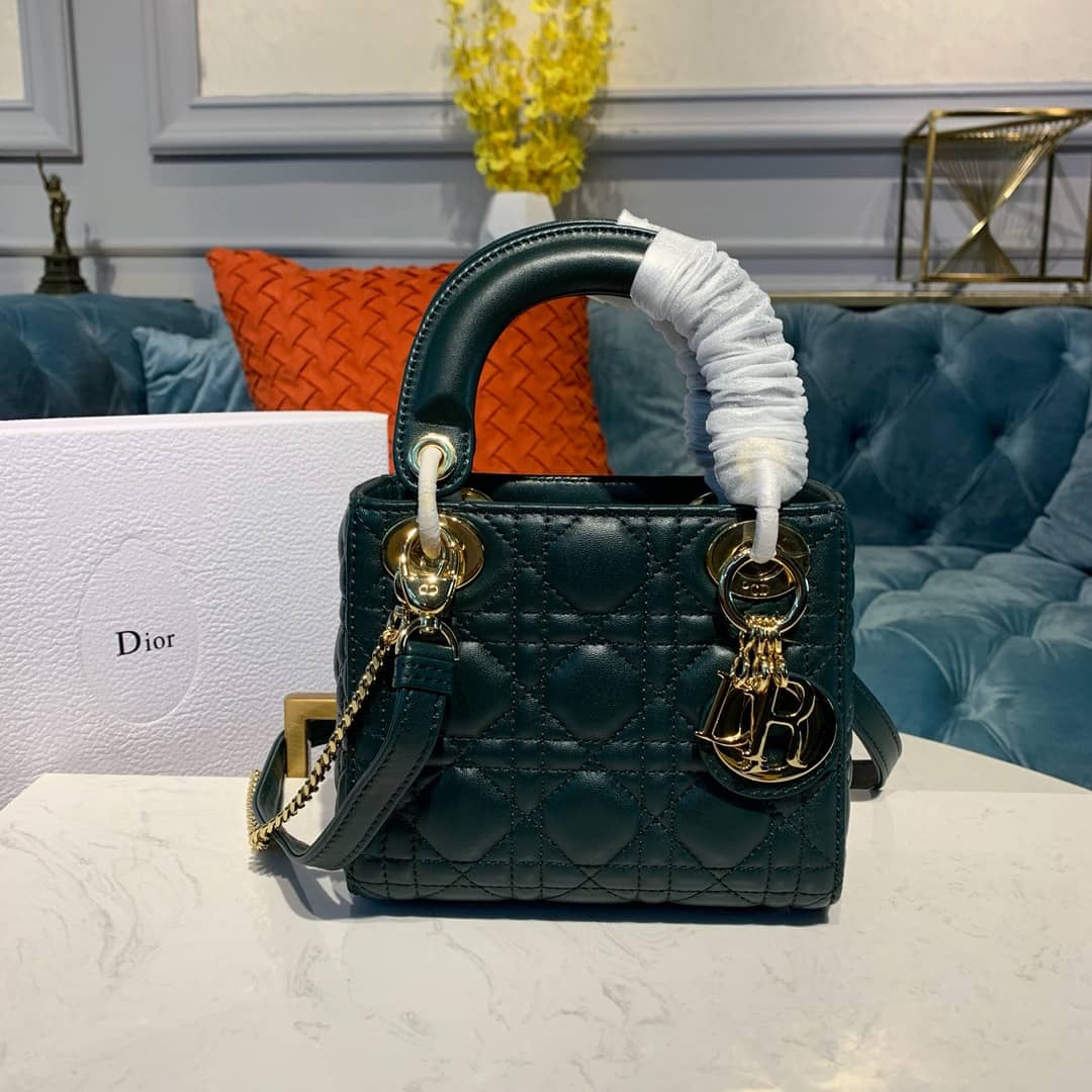 Best Replica Christian Dior Lady Dior 17CM Replica Bag - Colareps