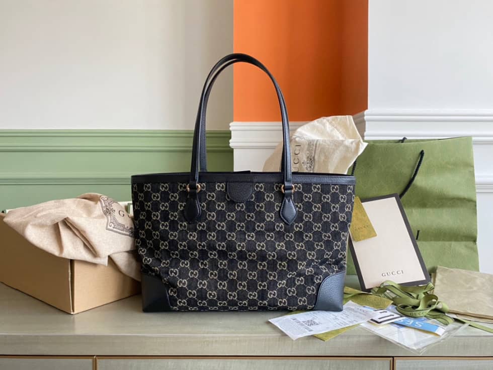 Best Replica Gucci Ophidia Medium GG Supreme Canvas Tote Bag 631685 Replica - Colareps