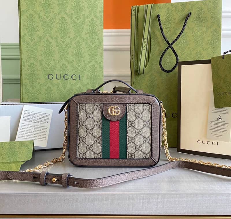 Best Replica Gucci GG Supreme Ophidia Mini Camera Bag Replica 602576 - Colareps
