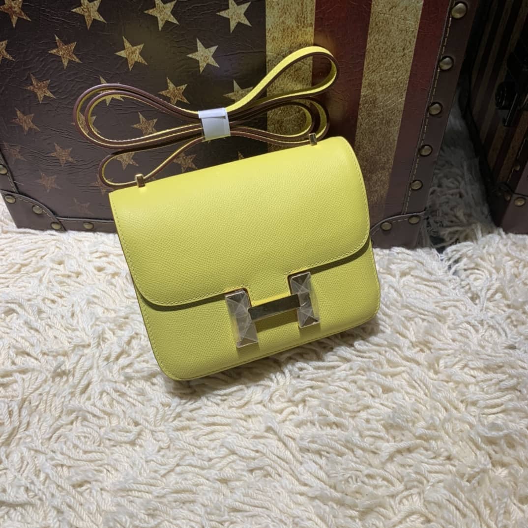 Best Replica Hermes Replica Constance Bag 18CM Epsom Leather - Colareps