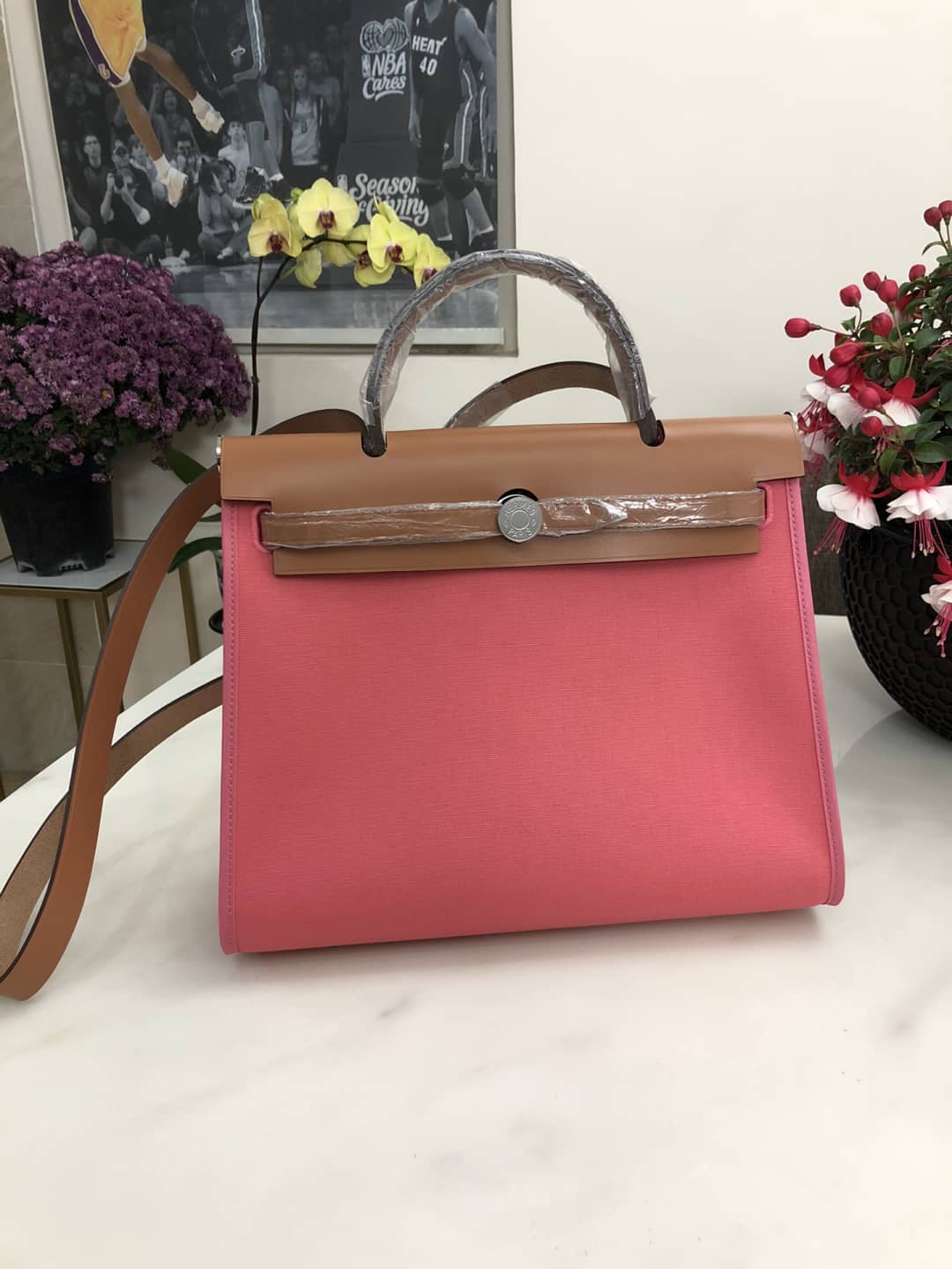 Best Replica Replica Hermes Birkin Bag 31 Canvas Leather HerBag - Colareps