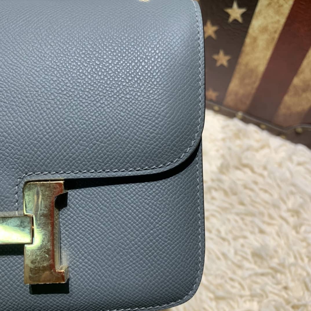 Best Replica Hermes Replica Constance Bag 18CM Epsom Leather - Colareps