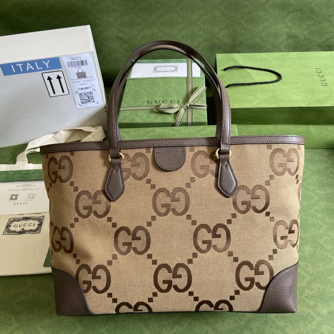 Best Replica Gucci Ophidia Jumbo GG Canvas Medium Tote Bag 631685 Replica - Colareps