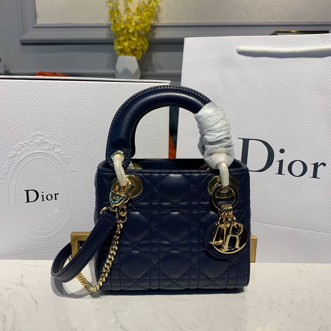 Best Replica Christian Dior Lady Dior 17CM Replica Bag - Colareps