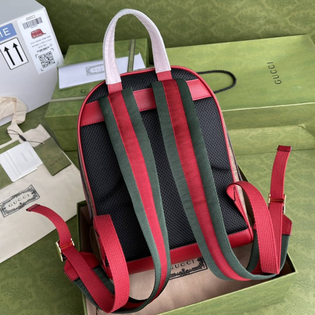 Best Replica Gucci Doraemon x Gucci Small GG Canvas Backpack Replica 647816 - Colareps